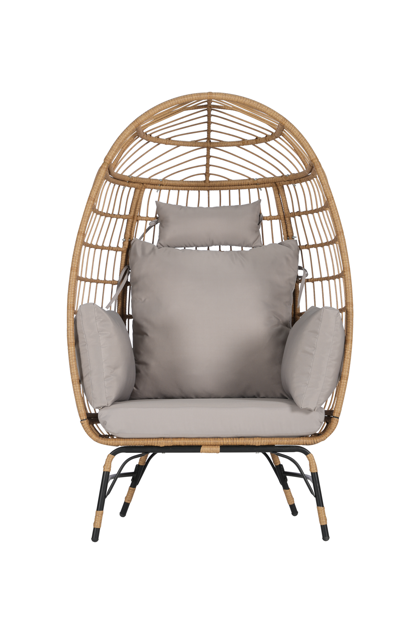 Wicker Egg Chair,Rattan Egg Chair Indoor Outdoor,Oversized Large Egg