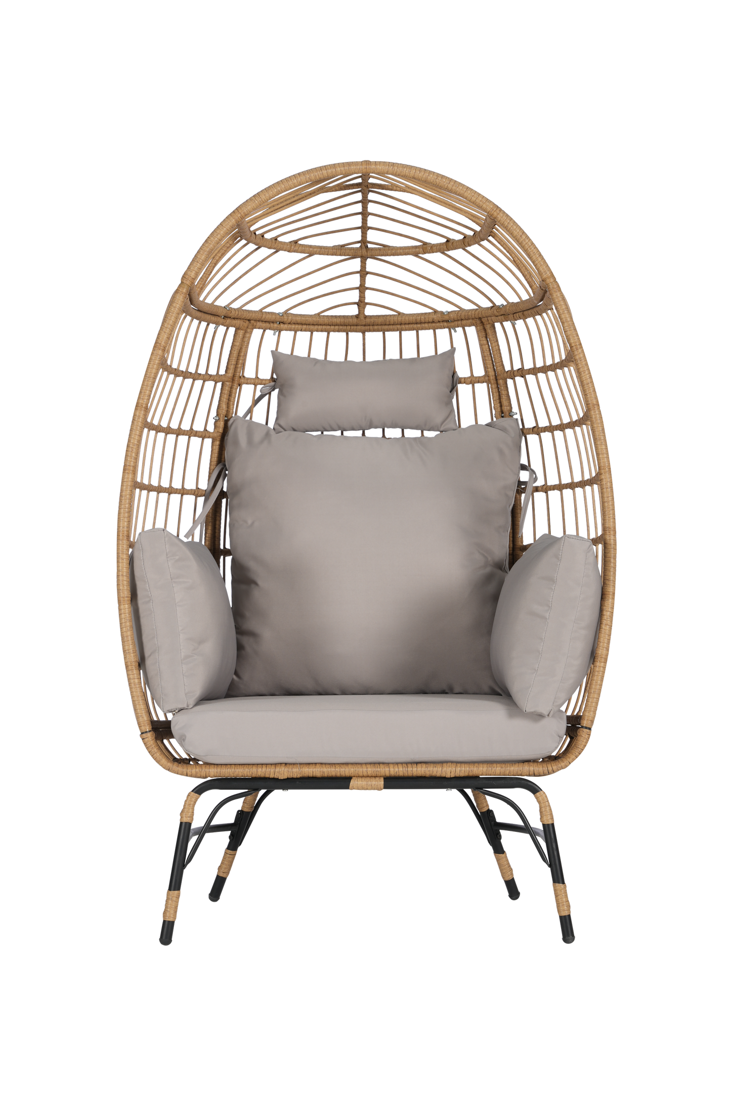 Wicker Egg Chair,Rattan Egg Chair Indoor Outdoor,Oversized Large Egg